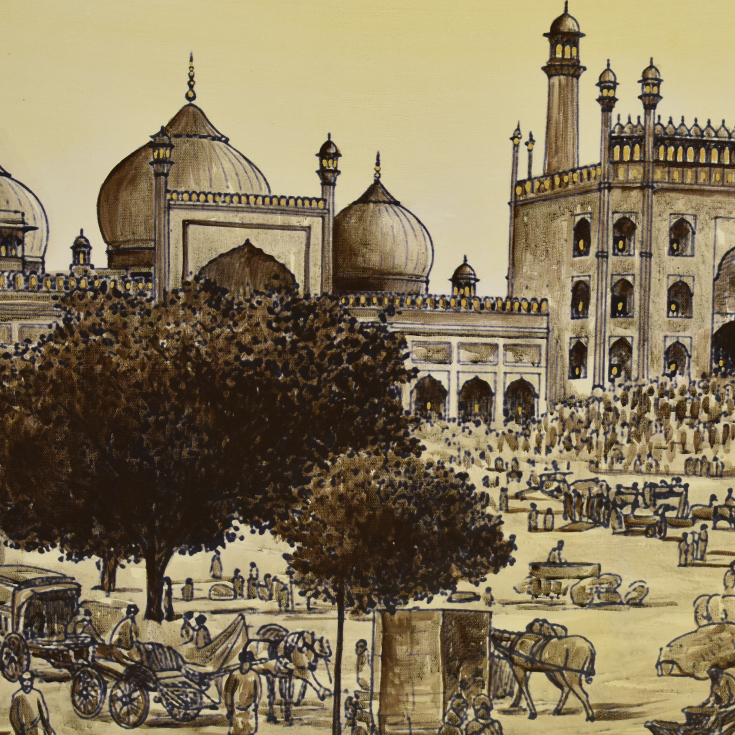 Timeless Alleys™ – Old City Oil Painting on Canvas