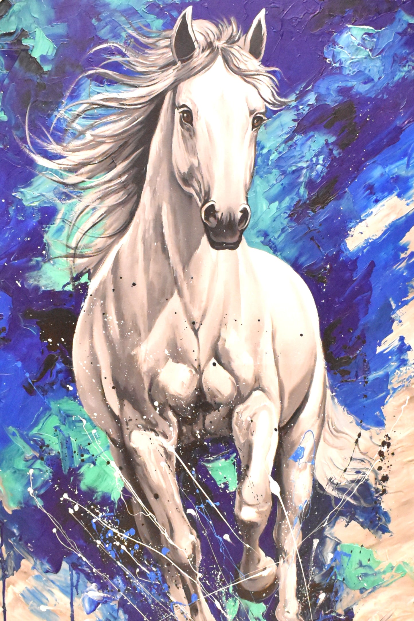 Majestic Horse – Handmade Oil Painting on Canvas