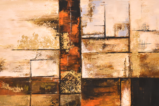 Dynamic Expression – Abstract Handmade Oil Painting on Canvas