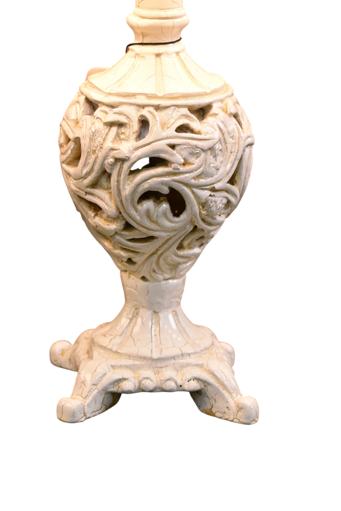 White Ryzen Table Lamp – 18 Inch ( Pair )