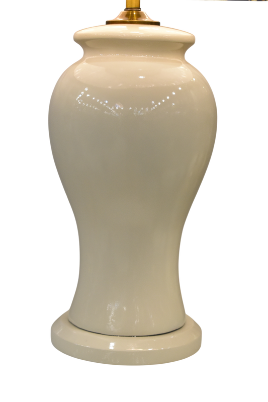 Celestial Ivory Porcelain Table Lamp (Pair)