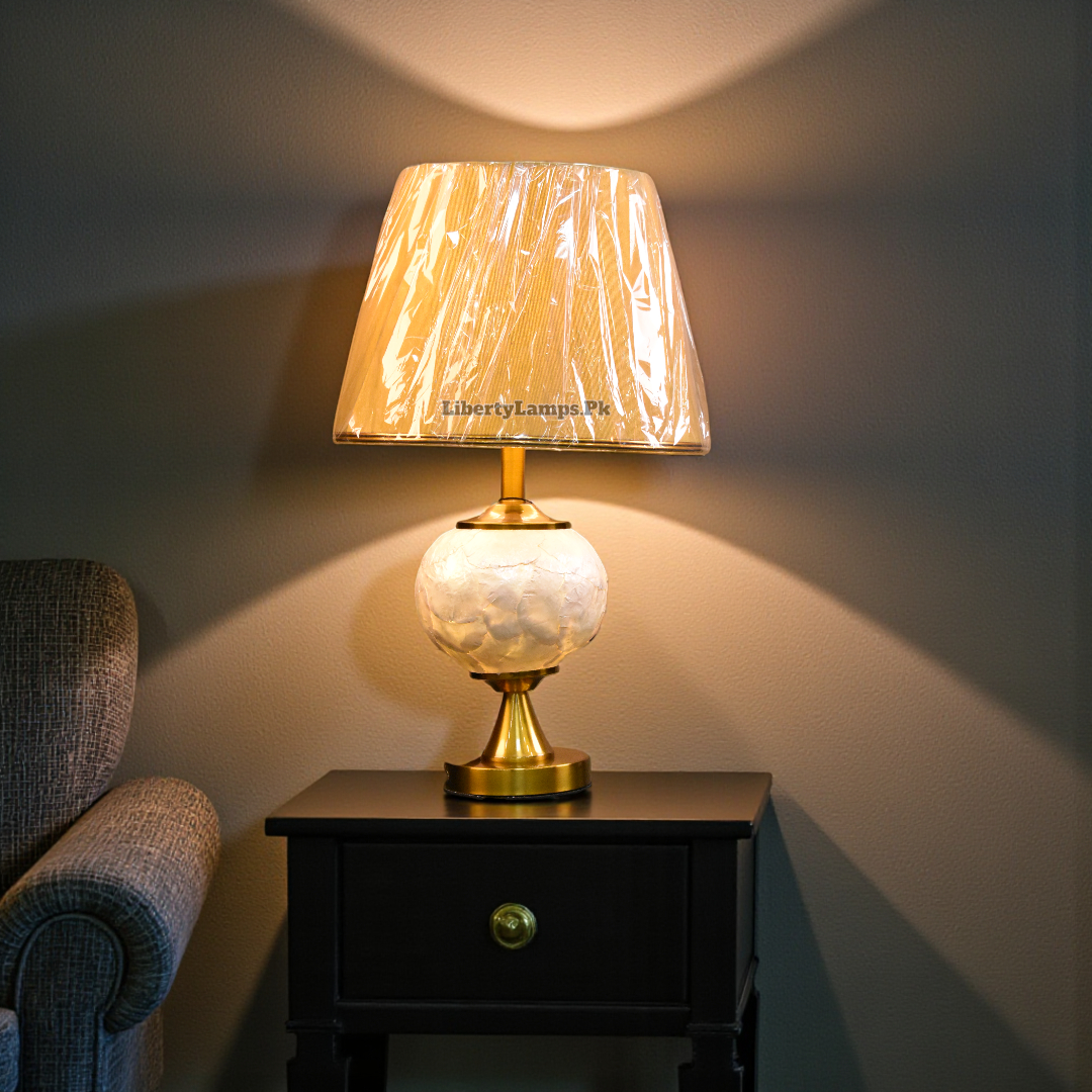Mother of Pearl Double Light Table Lamp – 19 Inch ( Pair )