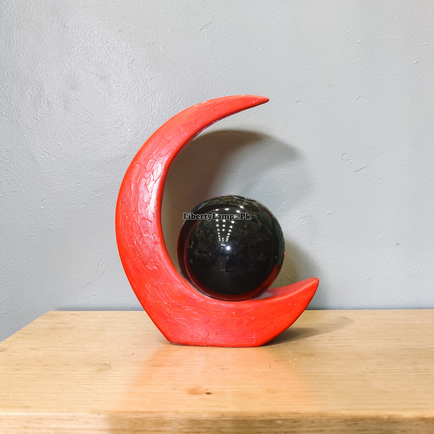 Red Moon Accent™ – Decorative Sculpture Piece