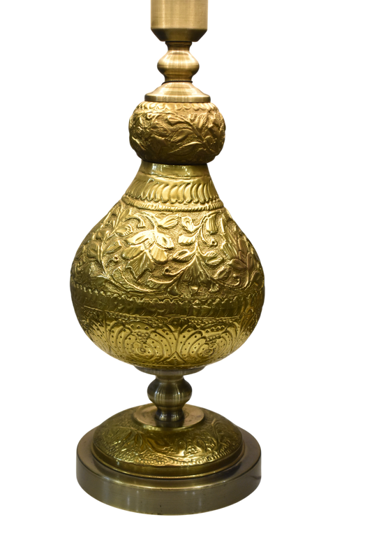 Regal Aura Brass Table Lamp (Pair)