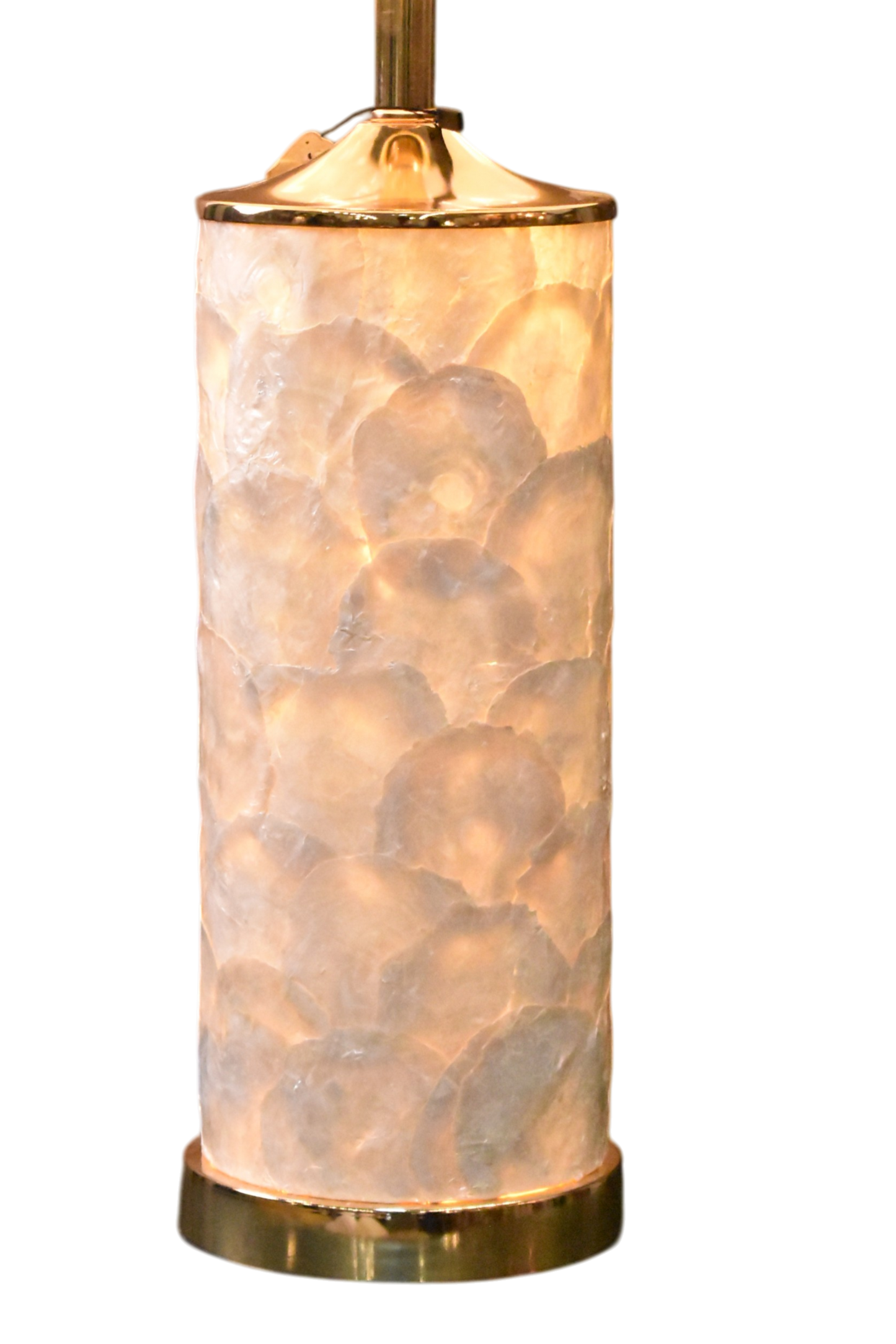 Pearl Radiance™ – Mother of Pearl Double-Light Lamp Pair (26 Inch Height)