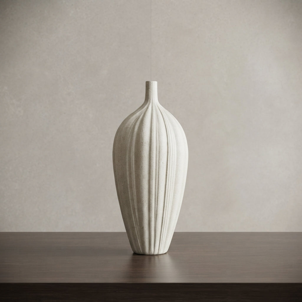 Ivory Charm™ – White Decorative Vase