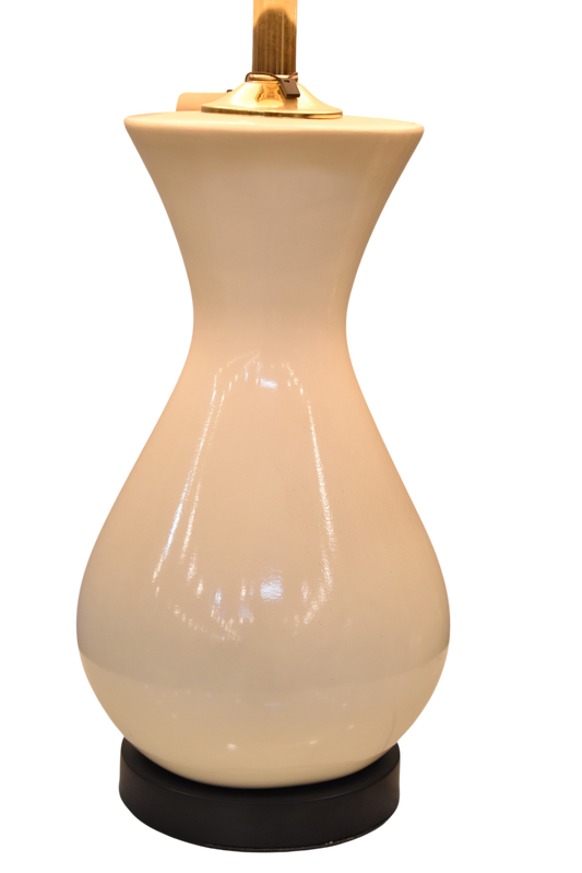 Imperial White Ceramic Table Lamp (Pair)