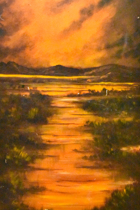 Serene Horizon™ – Landscape Handmade Oil Painting on Canvas