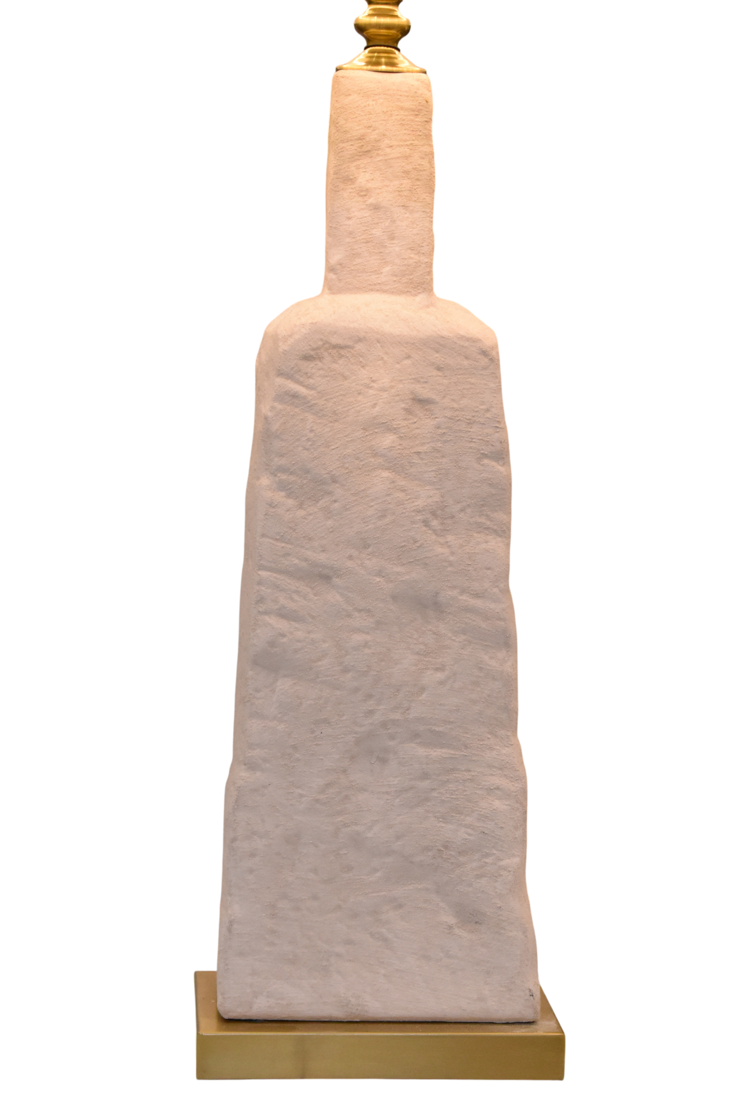 White Terracotta Table Lamp – Tall Rustic Elegance