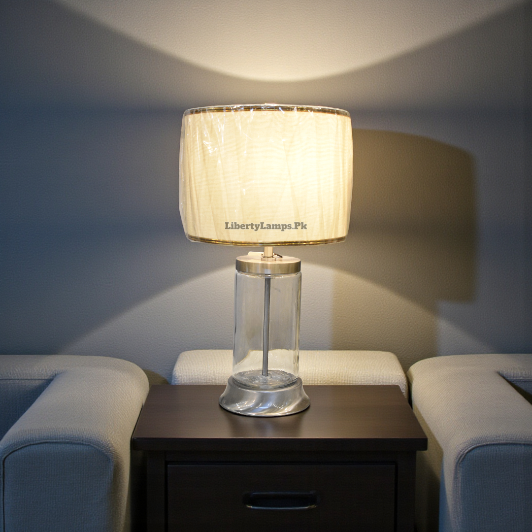 Crystal Aura – Glass Table Lamp (Single)