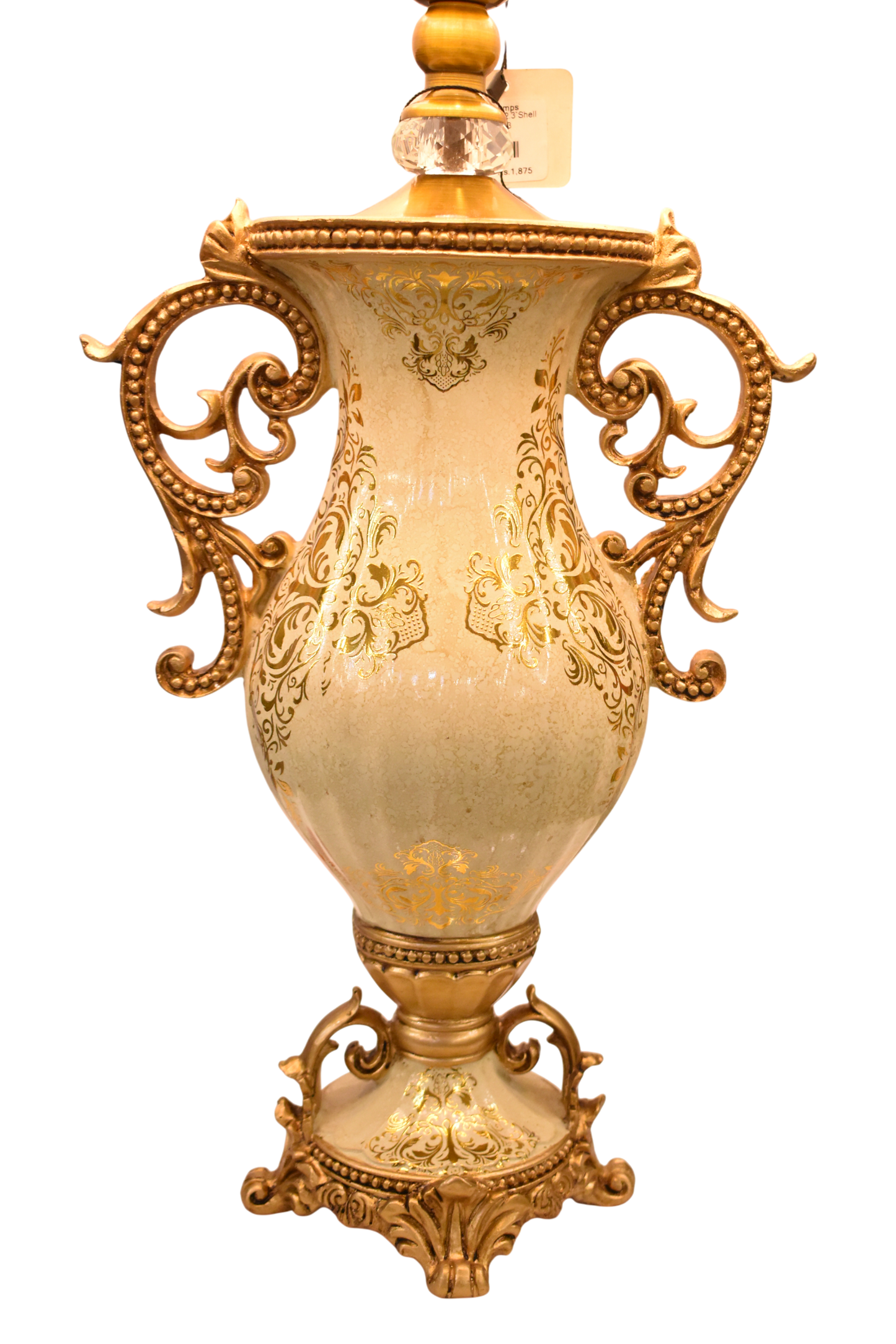 Turkish Cream Mid-Sized Table Lamp – Pair of Lamps