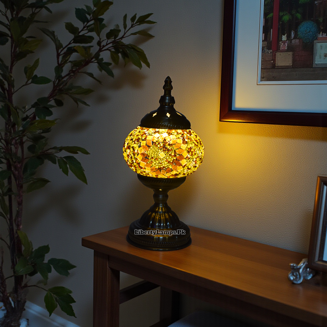 Celeste Mosaic Table Lamp (Pair)