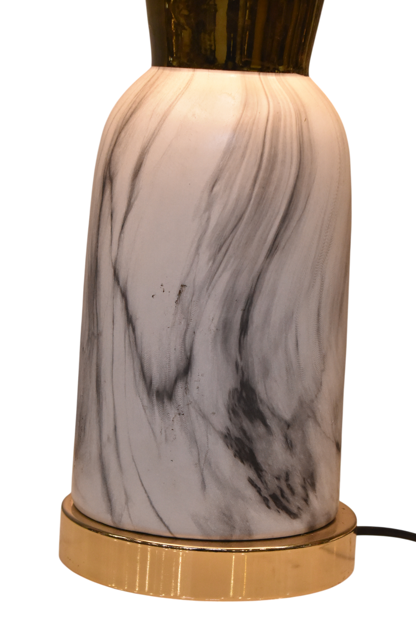 Marble Aura Porcelain Table Lamp (Pair)