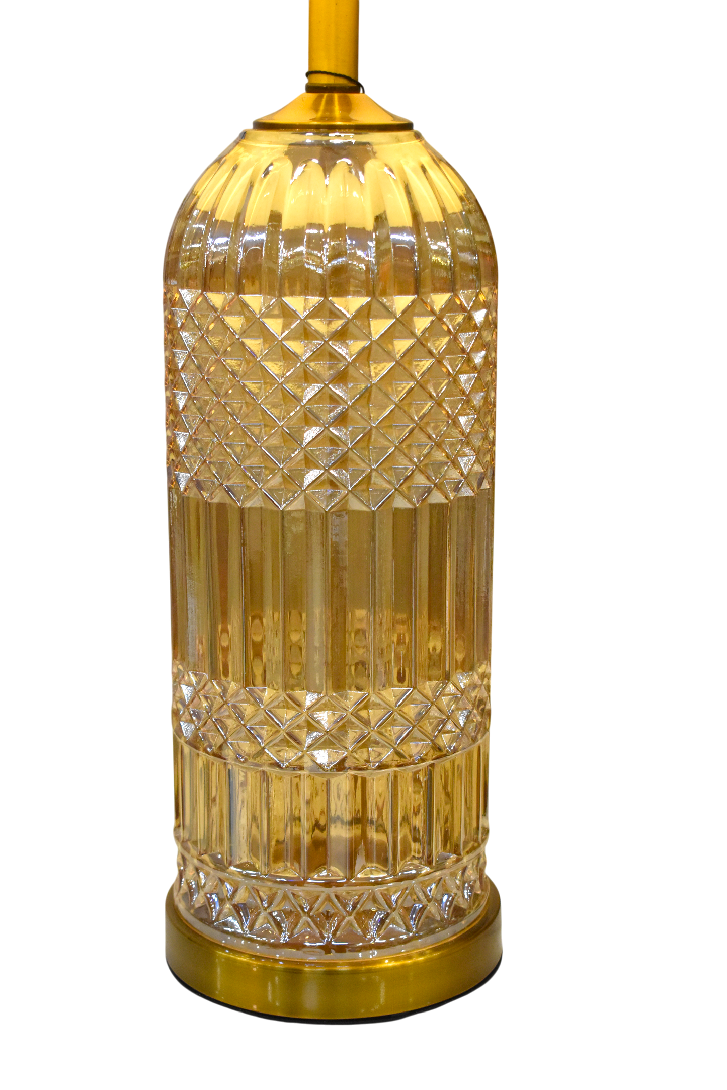 Crystal Aura – Glass Table Lamp (Single)