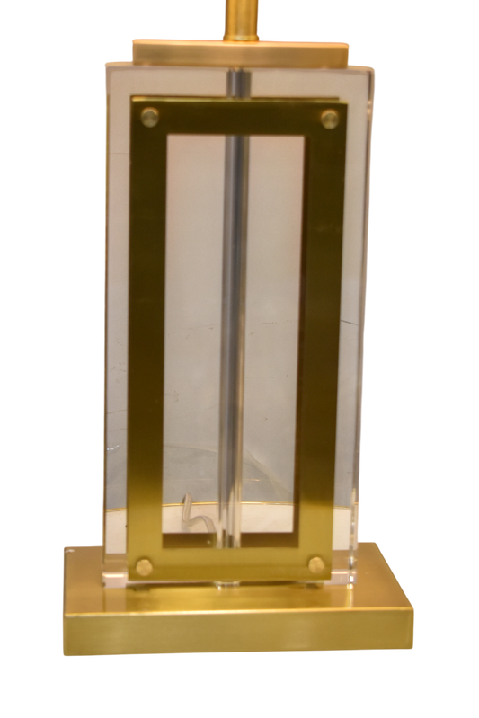 Regal Crystal & Metal Table Lamp (Pair)