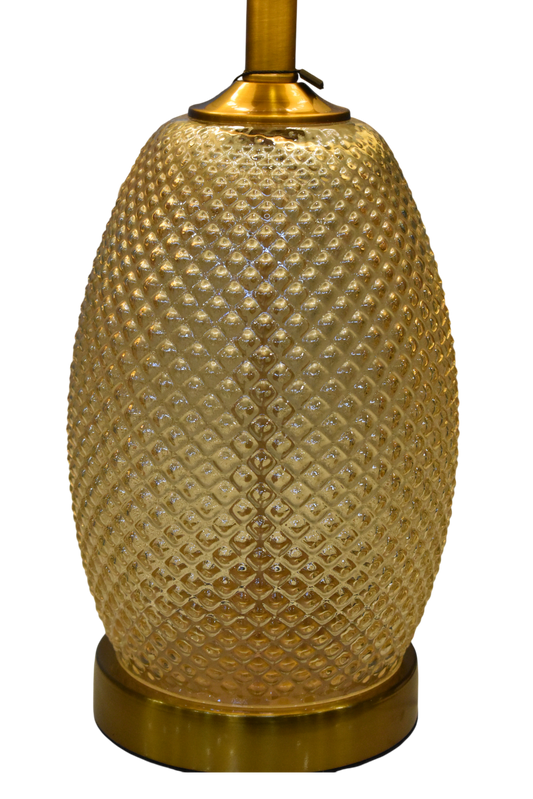 Pineapple Glow – Glass Table Lamp (Single)