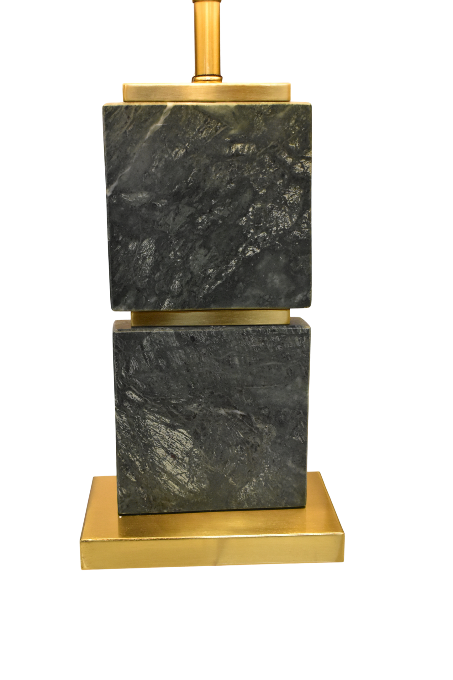 Green Marble Table Lamp – Luxury Natural Stone Accent