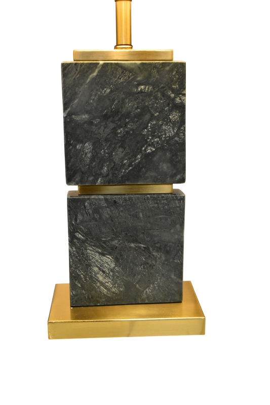 Green Marble Table Lamp – Luxury Natural Stone Accent
