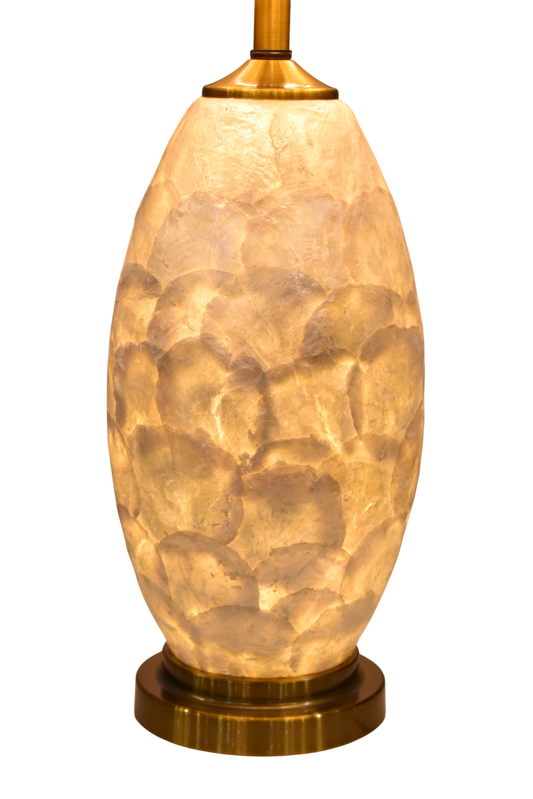 Opal Glow Mother-Pearl Table Lamp (Pair)