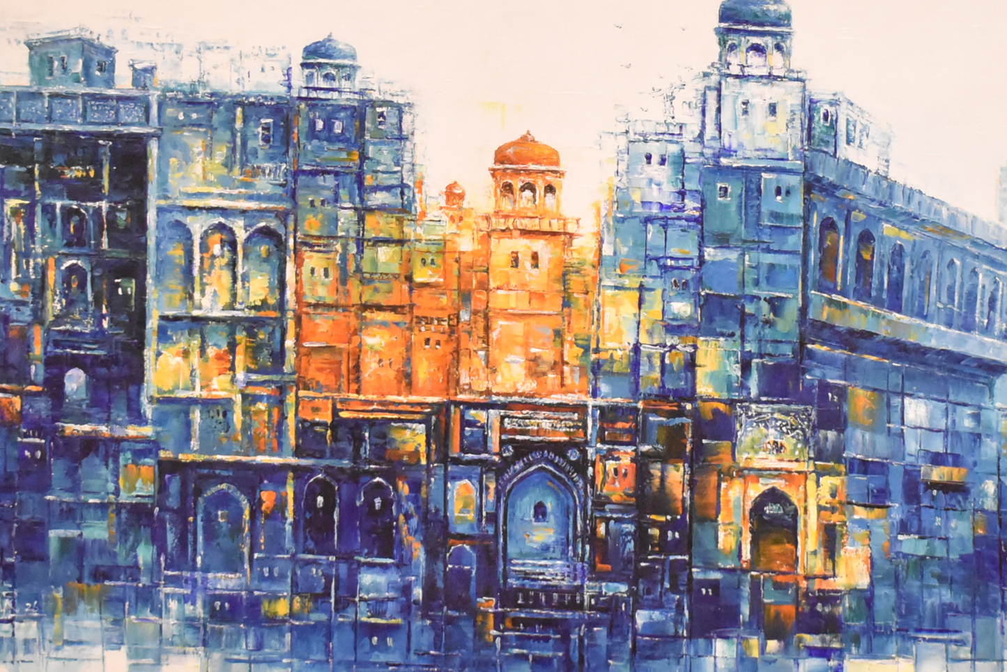 Echoes of the Past – Old City Handmade Oil Painting on Canvas
