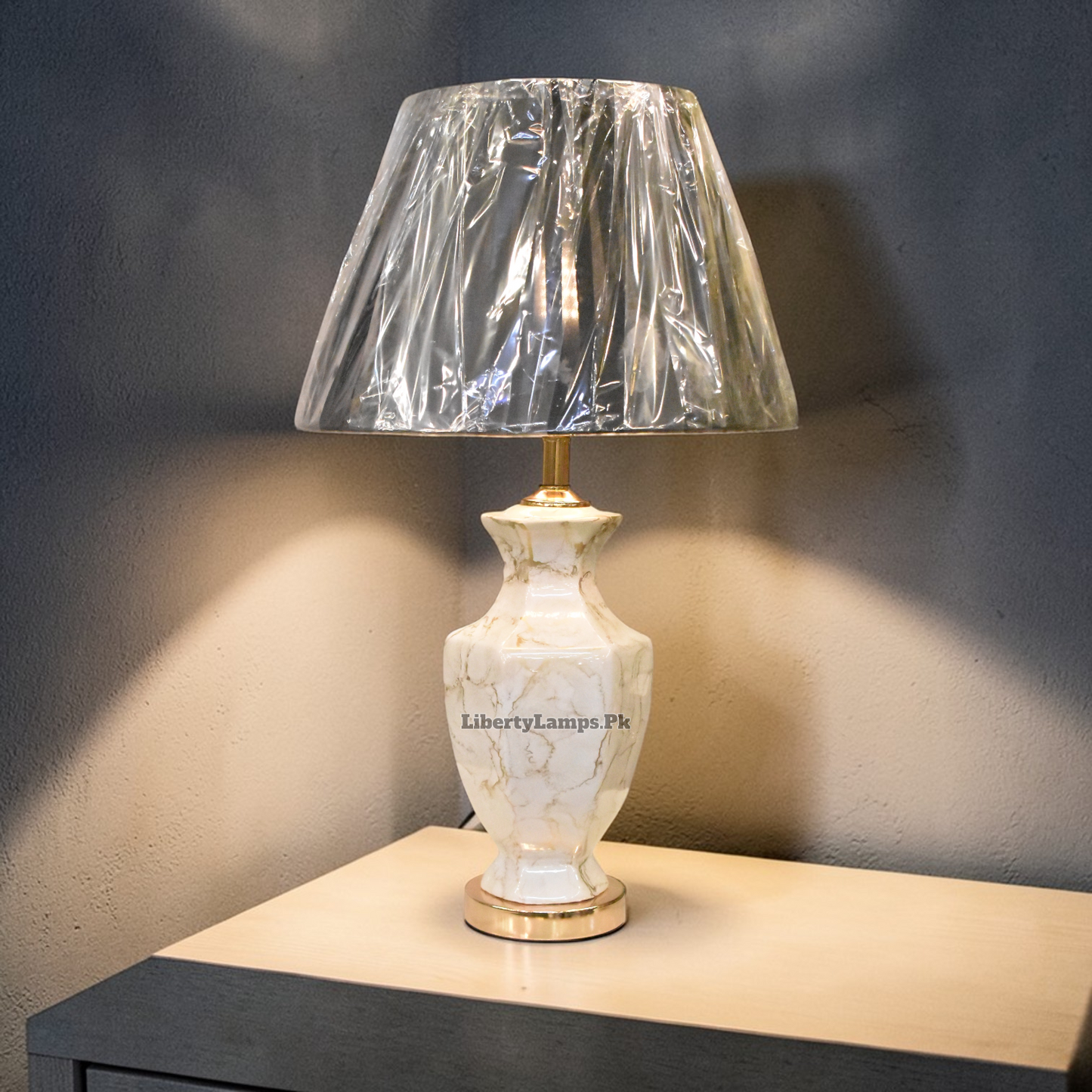 Textura Luxe™ – Textured Ceramic Lamp Pair