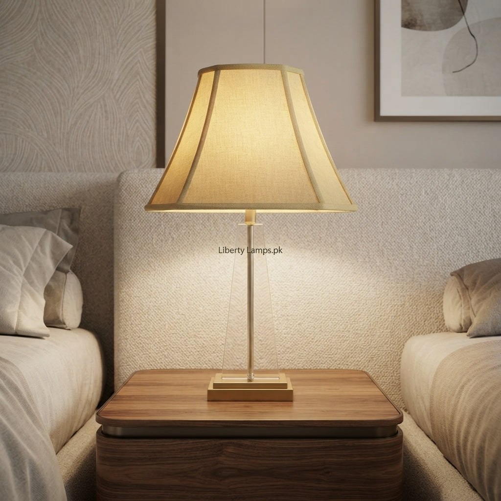 Crystal Elegance – Premium Crystal Table Lamp Pair