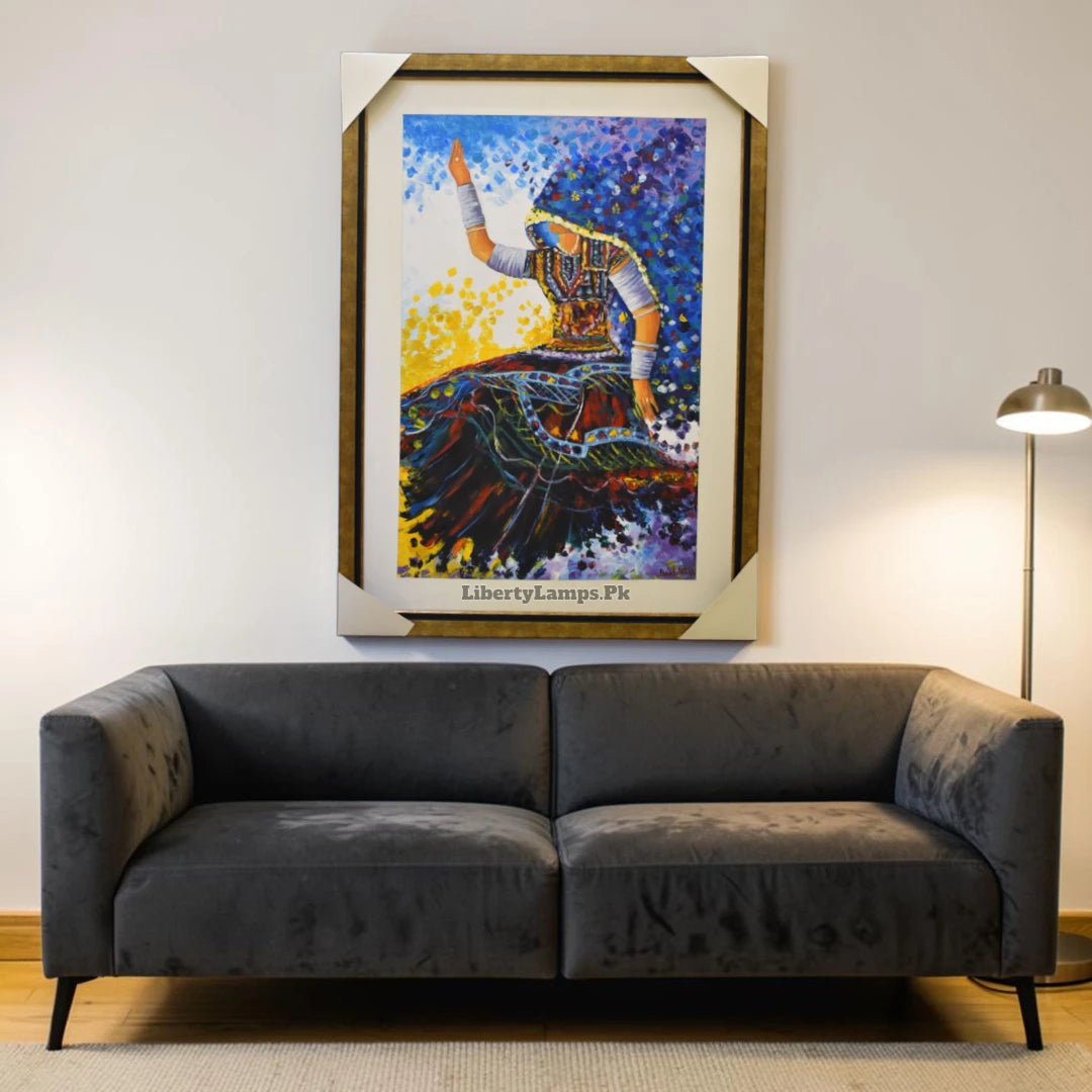 Breathtaking Landscape Cultural Handmade Oil Painting on Canvas