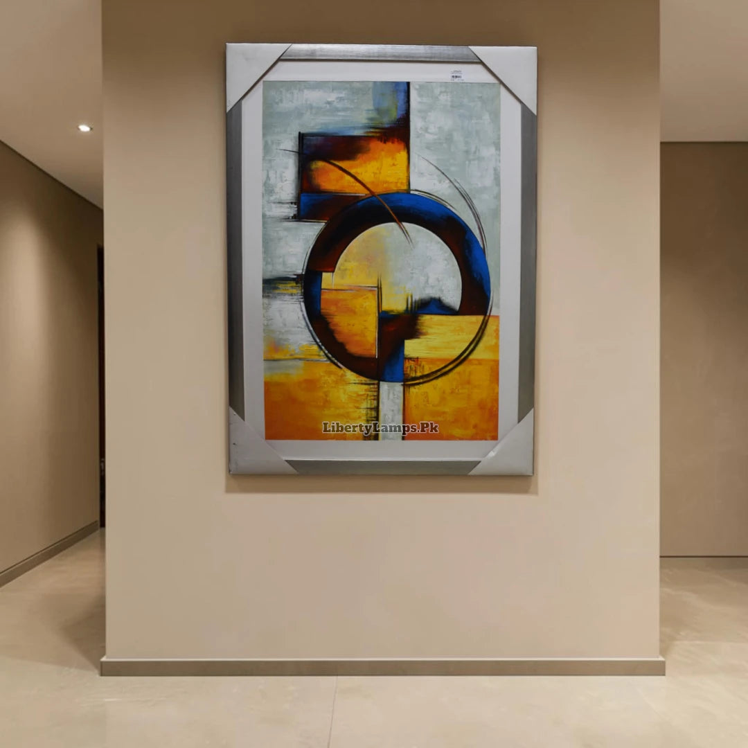 Bold Abstract Handmade Oil Painting on Canvas