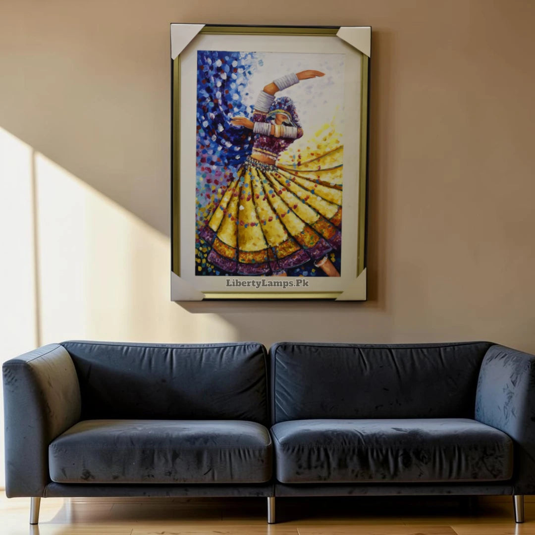 Elegant Landscape Cultural Handmade Oil Painting on Canvas