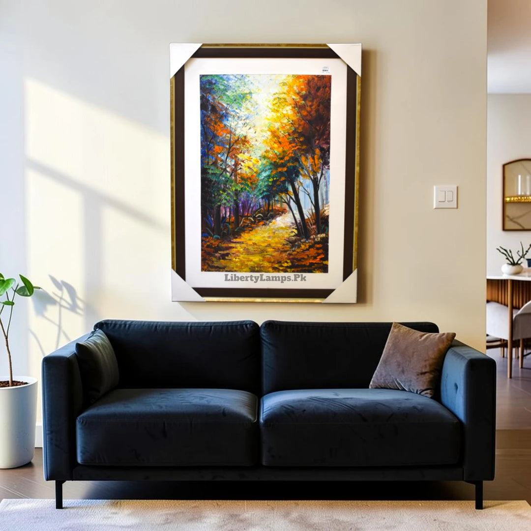 Exquisite Landscape Cultural Handmade Oil Painting on Canvas