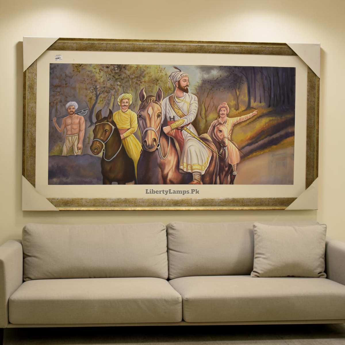 Mughal Art – Royal Heritage Handmade Oil Painting on Canvas
