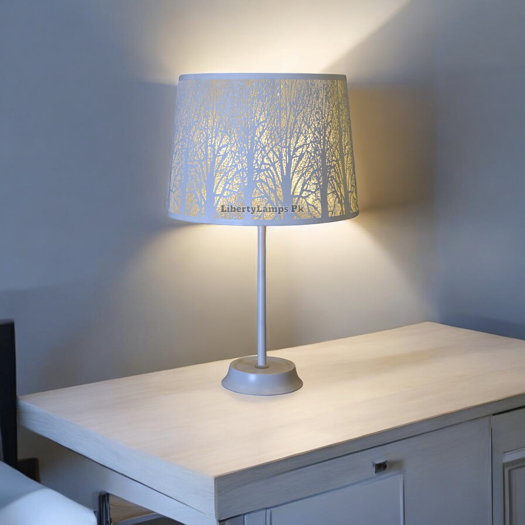 Luna Frost Metal Lamp โ Sleek Elegance (Pair)