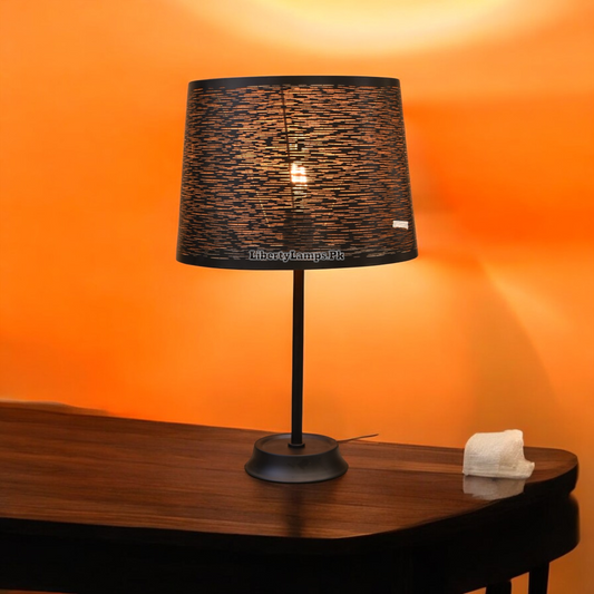 Luna Frost Metal Lamp – Sleek Elegance (Pair)