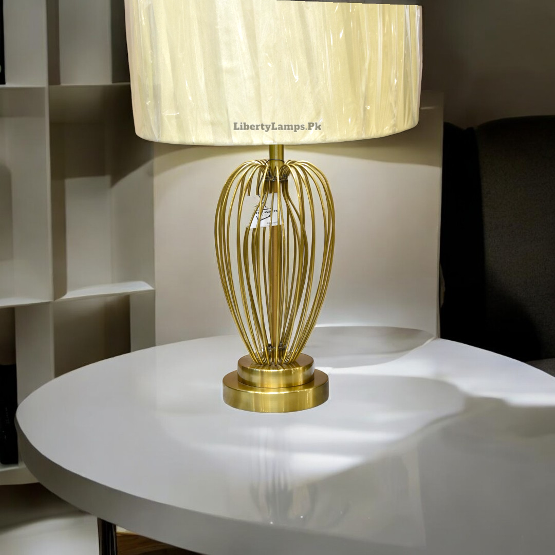 Aurum Bedside Metal Lamp (Pair)