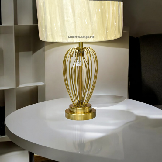Aurum Bedside Metal Lamp (Pair)