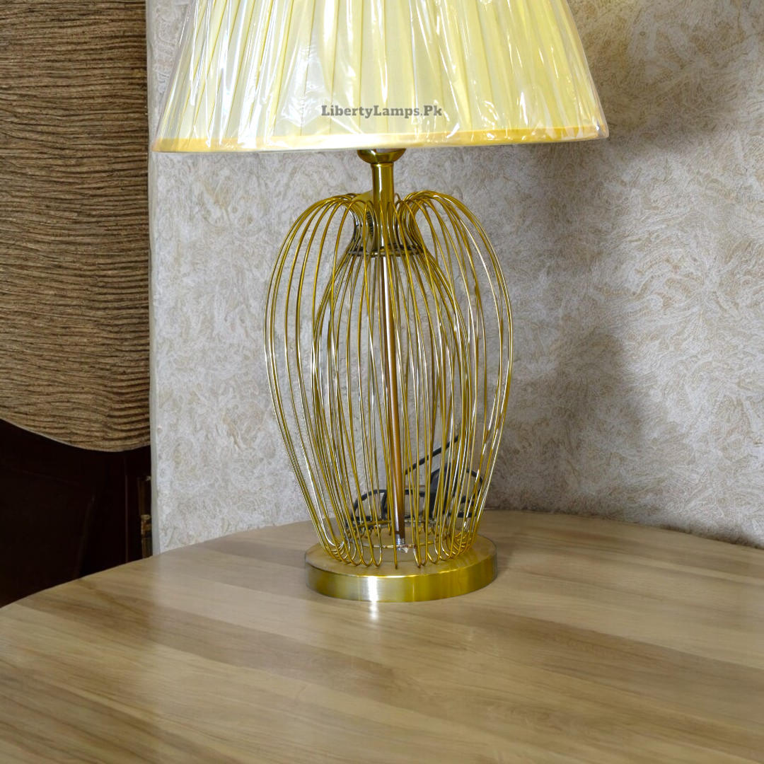 Regalia Living Room Metal Lamp (Pair)