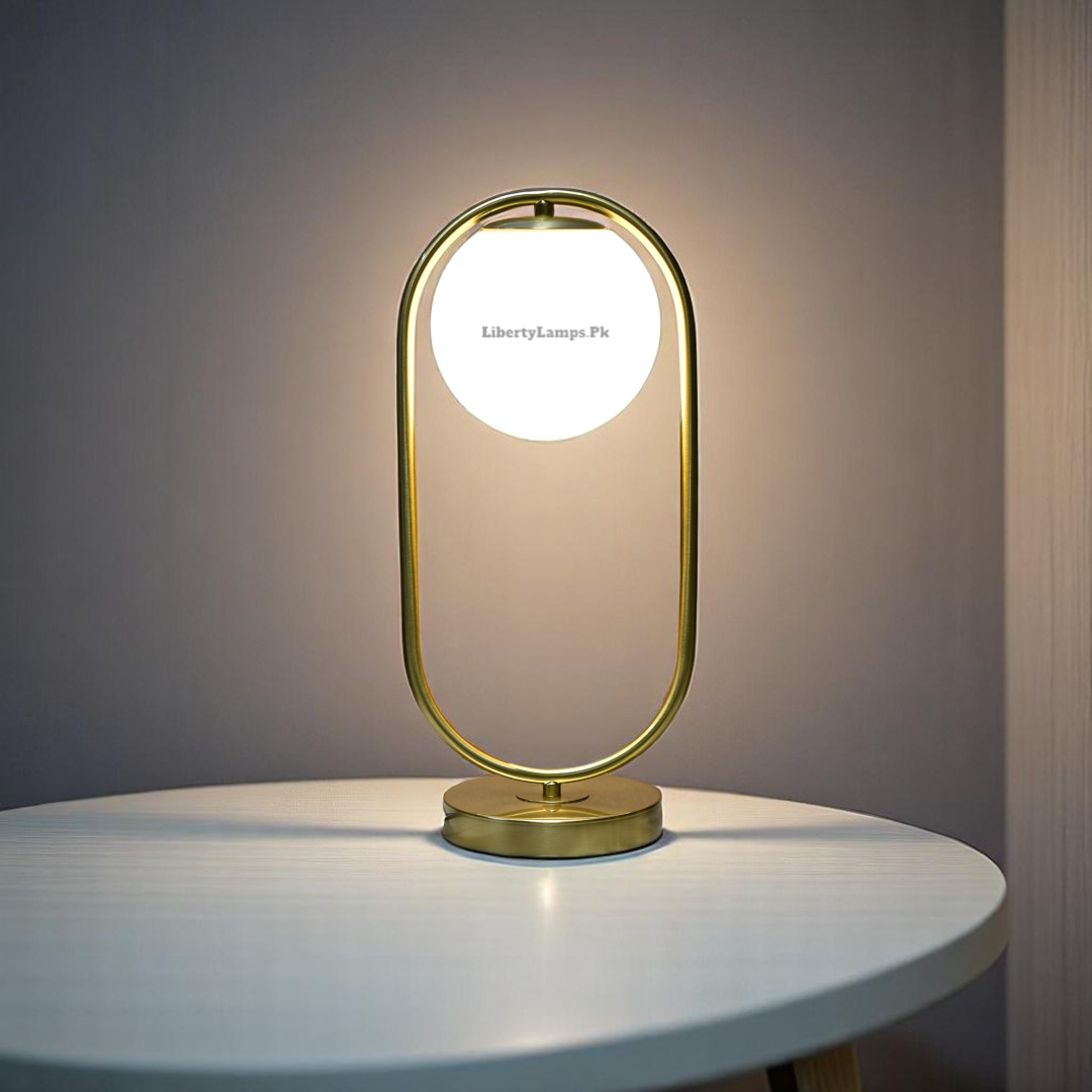 Glass Globe Table Lamp (Pair)