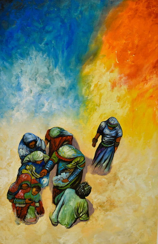 Soul in Motion – Figurative Oil Canvas (Single)