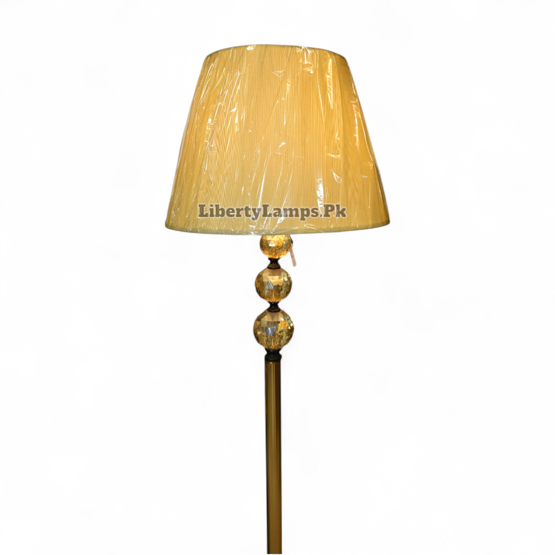 💡 3 Crystal Ball Golden Floor Lamp (Single) 💡