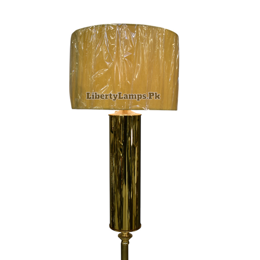 💡 Gold Cylinder Floor Lamp (Single) 💡