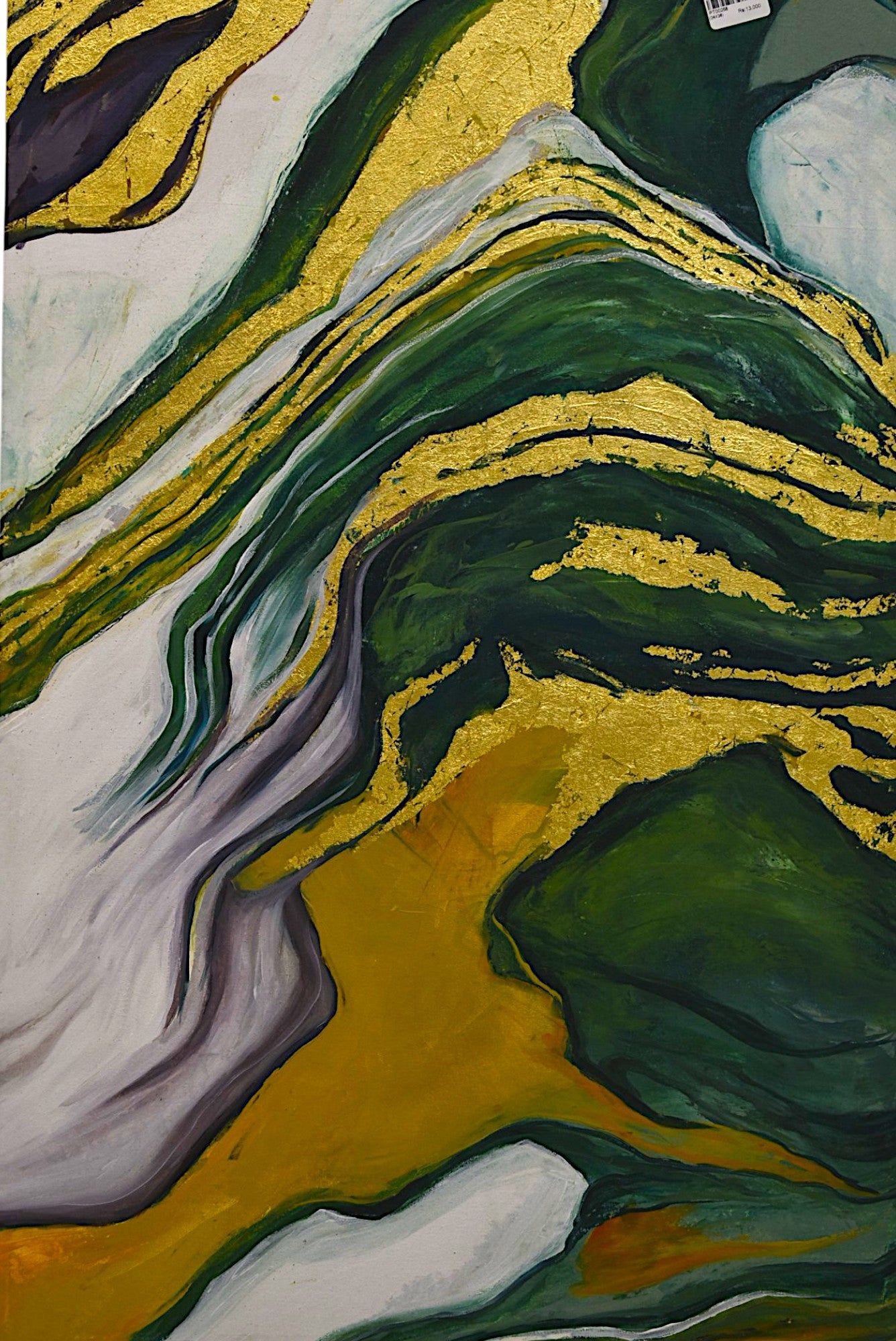 🎨 Ethereal Motion – Framed Abstract Oil Painting on Canvas (Single) 🎨