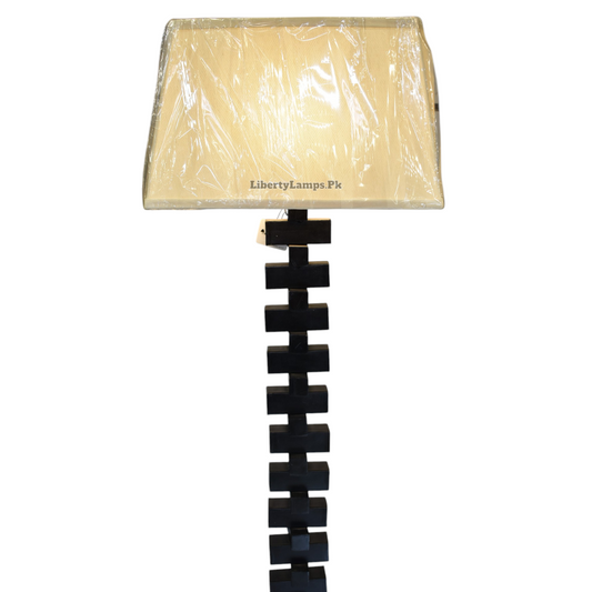 ✨ UrbanGrid Black Metal Blocks Floor Lamp – Geometric Style (Single) ✨
