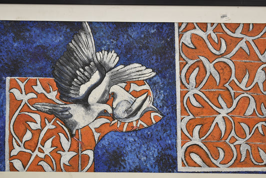 🕊️ Flight Harmony – Birds Oil Painting (Single)