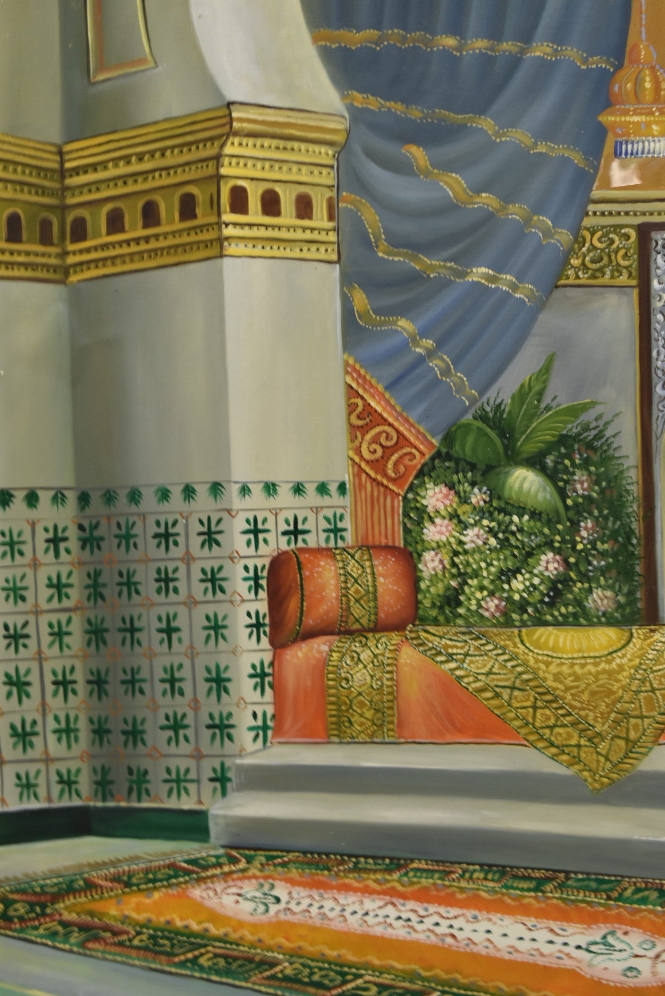 🖼️ Persian Echo – Irani Cultural Oil Painting (Single)