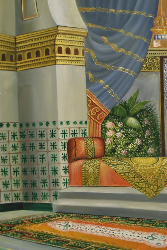 🖼️ Persian Echo – Irani Cultural Oil Painting (Single)