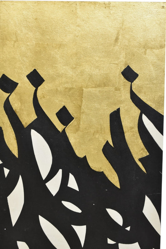 🎨 Mirage of Forms – Abstract Oil Painting (Single)