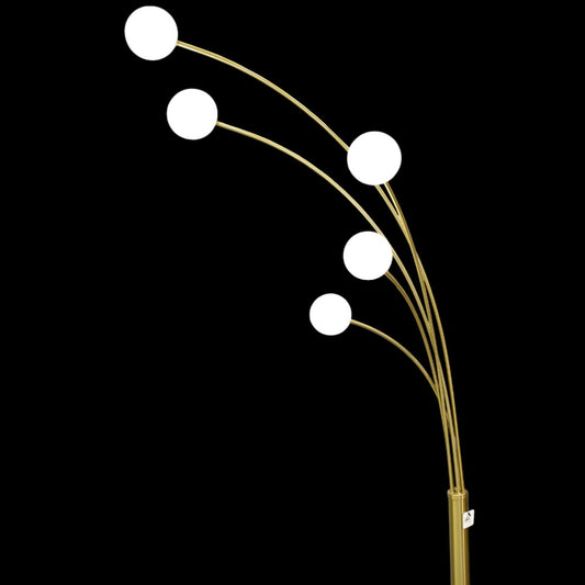 🌙 LunarGlow – Metal Floor Lamp with Moon Lights (Single)