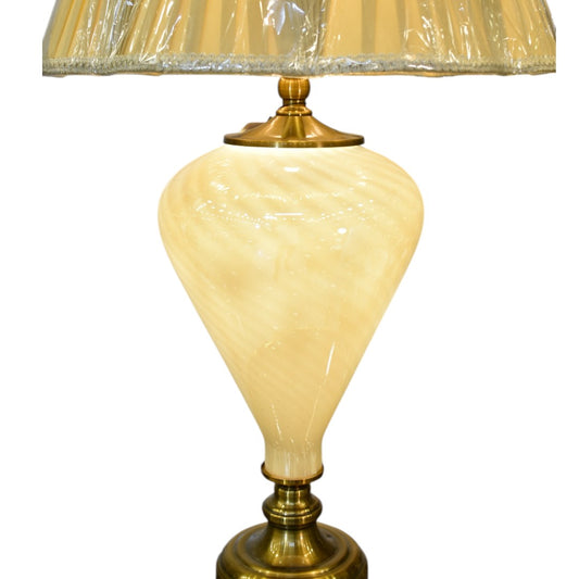 ✨ Milky Glass Double Light Lamp – 36 Inch (Pair)