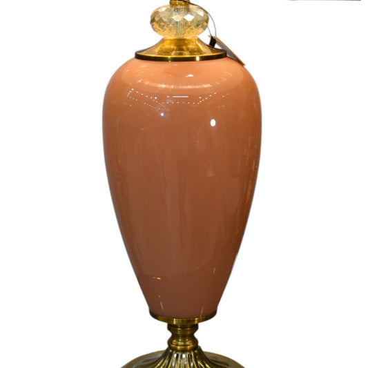 ✨ Vintage Glow Glass Table Lamp – 35 Inch (Pair)