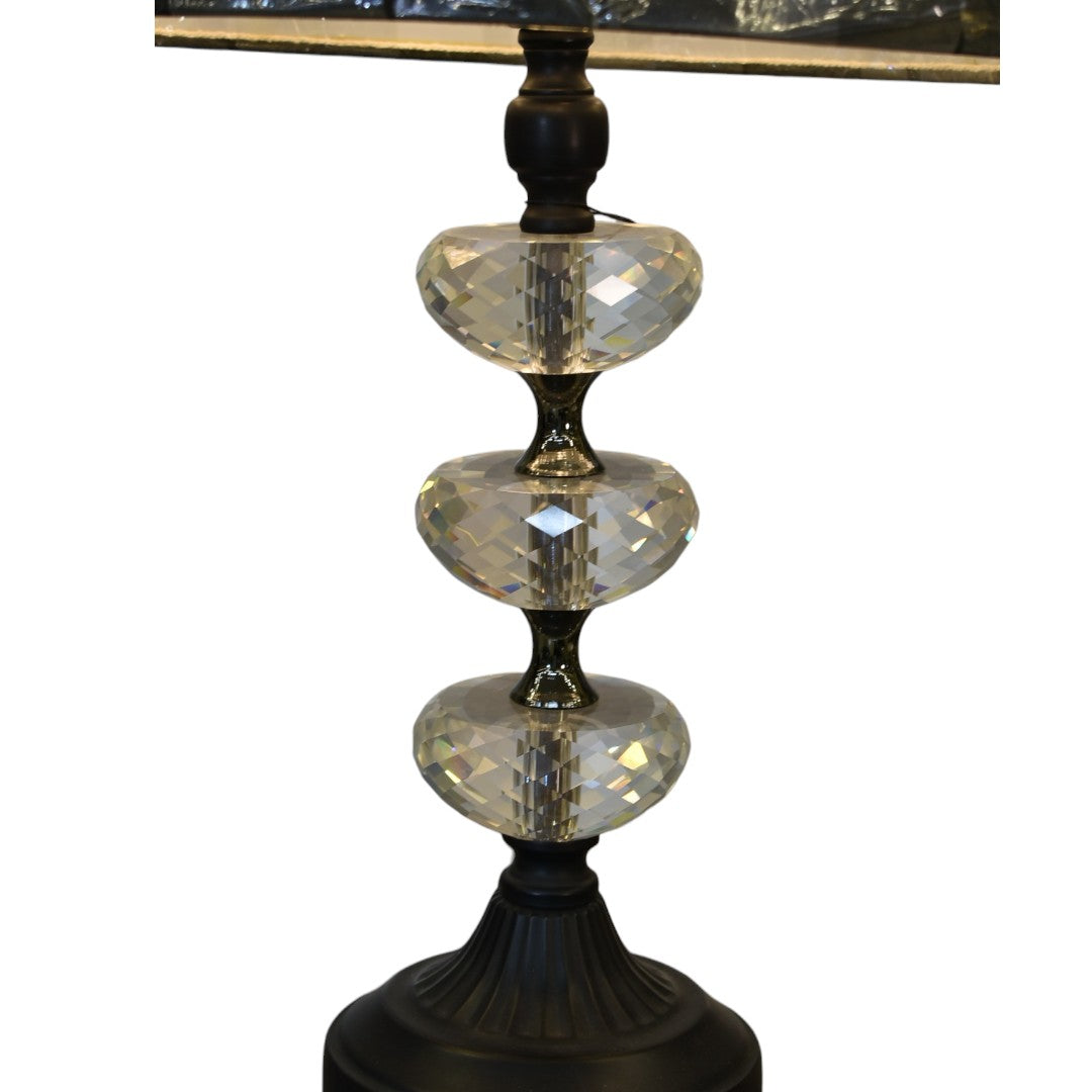 ✨ Crystal Charm Table Lamp – 31 Inch (Pair)